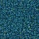 Miyuki rocailles Perlen 11/0 - Fancy lined teal 11-3742